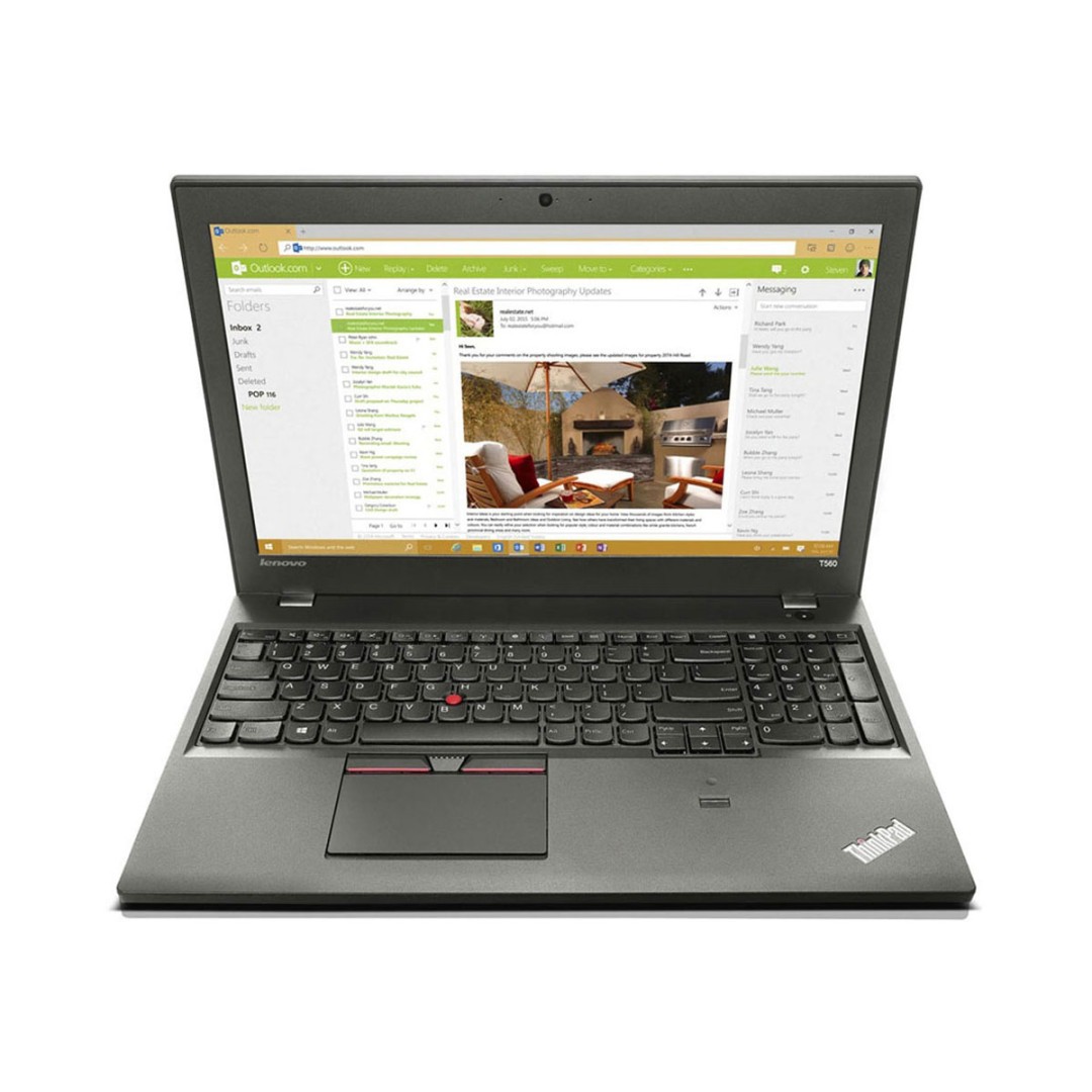  Lenovo ThinkPad T560 Laptop | Intel Core i7-7600U | 16 GB DDR3L-12800 | 512 GB SSD M.2 | 15.6 inch FHD