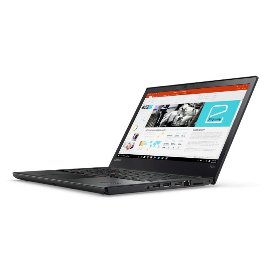  Lenovo ThinkPad T470 Laptop | Intel Core i7-6600U | 8 GB DDR4-2400 | 256 GB SSD M.2 | 14.0 inch FHD