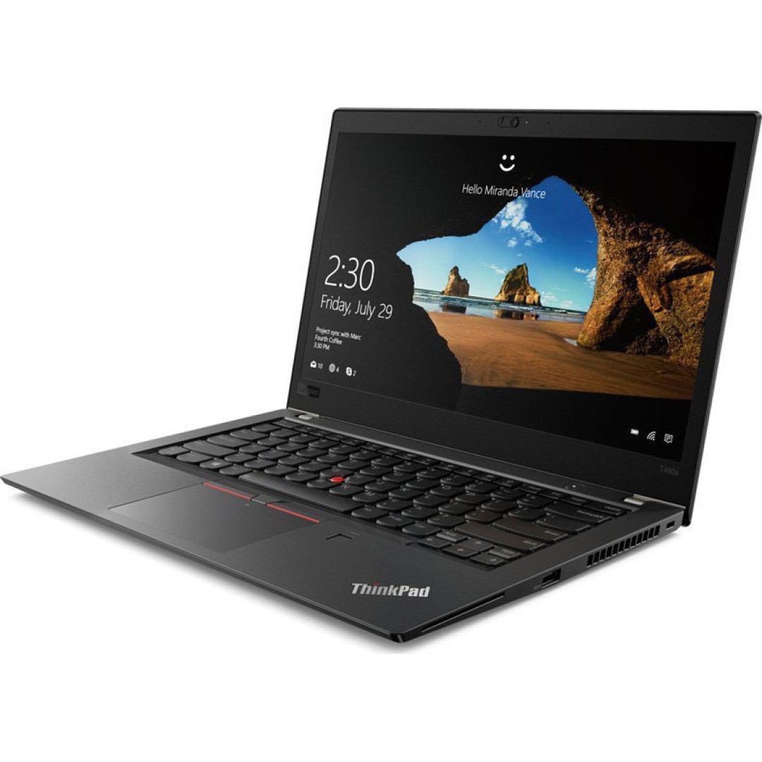  Lenovo ThinkPad T480s Laptop | Intel Core i7-8550U | 8 GB DDR4-2400 | 256 GB SSD M.2 | 14.0 inch FHD