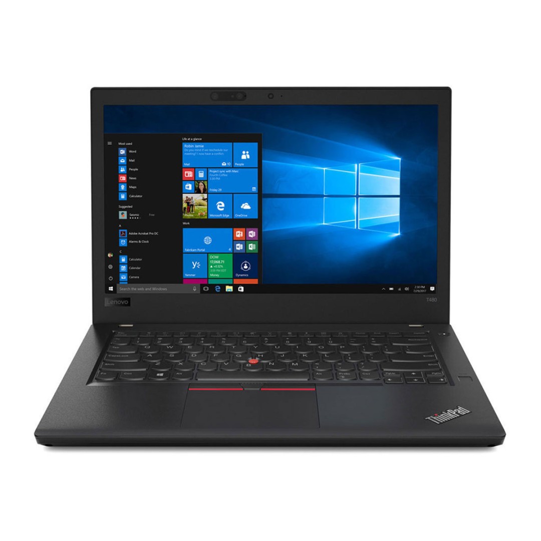  Lenovo ThinkPad T480 Laptop | Intel Core i5-8350U | 8 GB DDR4-2400 | 256 GB SSD M.2 | 14.0 inch FHD 