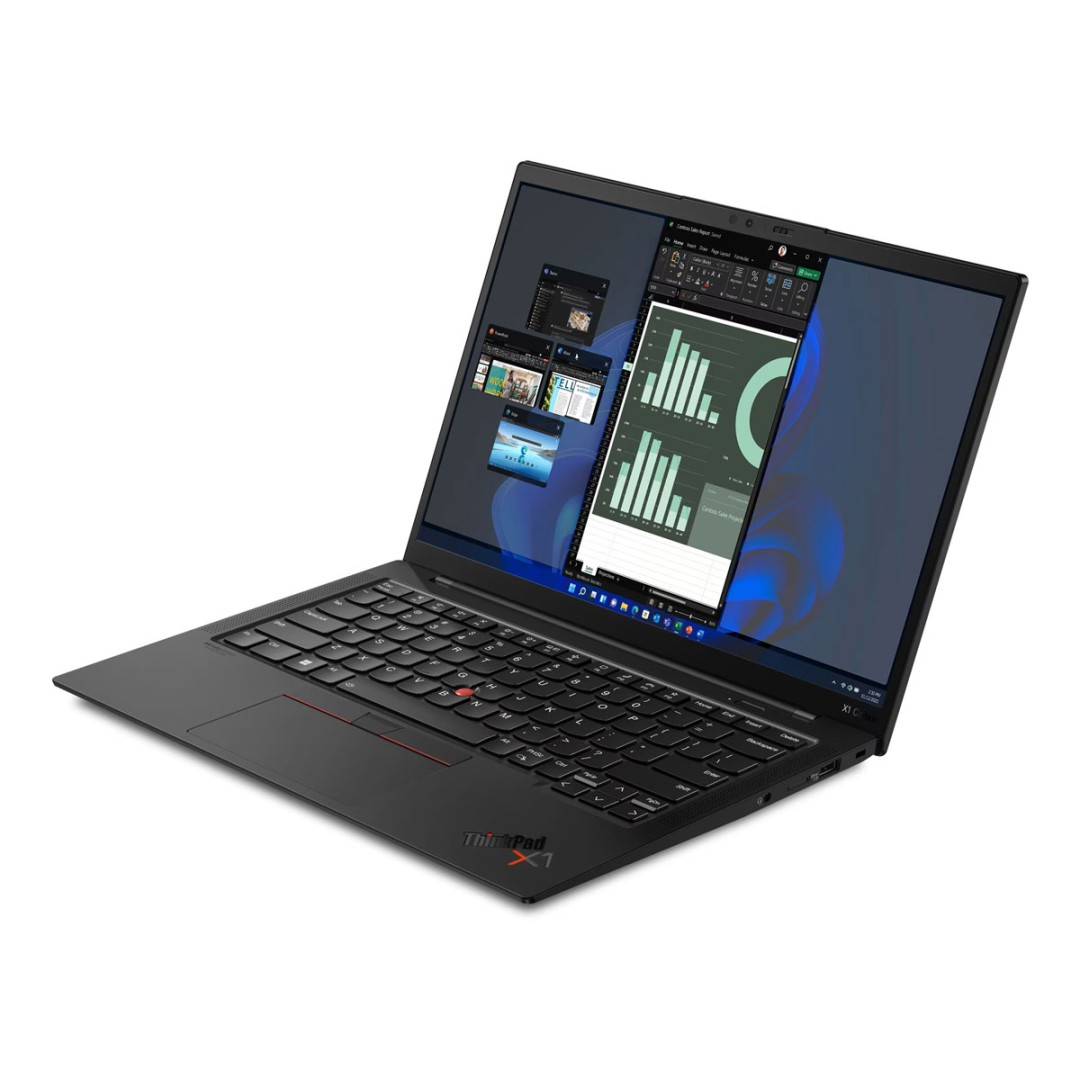  Lenovo Thinkpad X1 Carbon 10th Gen Laptop | Intel Core i7-1255U | 16 GB LPDDR5-6400 | 512 GB SSD PCIe | 14.0 inch WUXGA