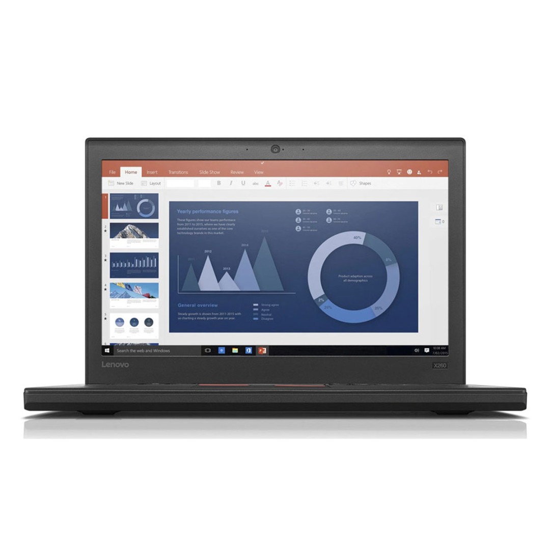  Lenovo ThinkPad X260 Laptop | Intel Core i5-6300U | 8GB GB DDR-2400 | 256GB SSD M.2 | 12.5 inch HD 